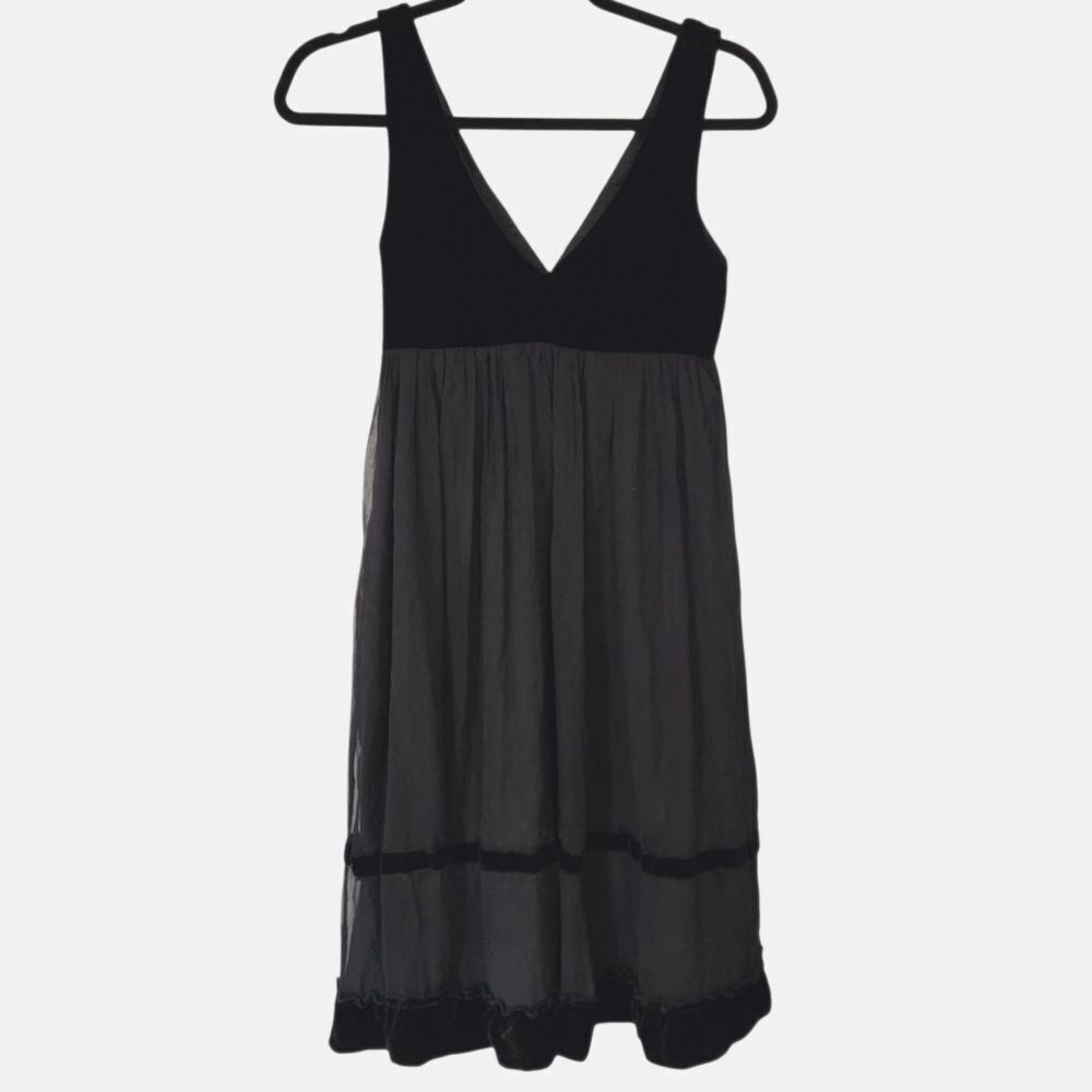 Ruth Dress 2 Y2K Black Silk Velvet Babydoll Whimsigoth Dark Fairy